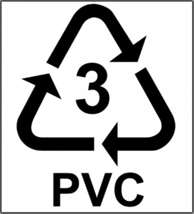 PVC ya da V ismiyle ielerin altnda bulunan bu plastik, ounlukla yiyecek kaplar, yumuak materyaller ve oyuncaklar iin kullanlyor. Suya iki toksik materyal kartrabilen bu plastiin ielerde kullanm tavsiye edilmiyor.