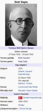 Cumhuriyetten bu yana Milli E�itim Bakanlar�