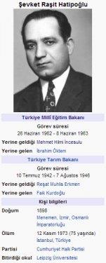 Cumhuriyetten bu yana Milli E�itim Bakanlar�