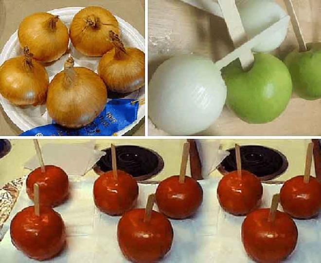 Elma yerine soan ekeri mi? Ay durun ben bi lavaboya kadar gidip geleyim. !