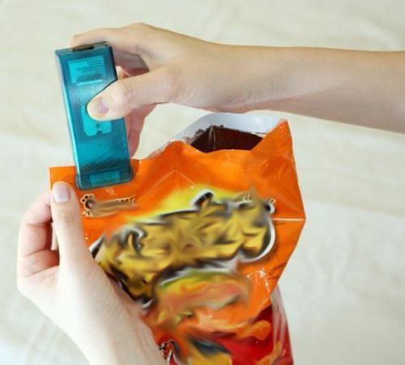 Cips yedikten sonra bayatlamasn diye yaplan mini zamk