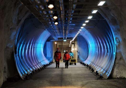 Kresel rn eitlilii rgt ve Norve hkumeti tarafndan planlanan ve 2008 ylnda hayata geirilen bu depo toplamda 9 milyon dolara mal oldu. Ayrca depoda 4 milyondan fazla bitki trnn tohumu bulunuyor.