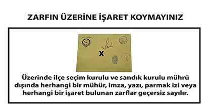 9. zerine &#8220;TERCH &#8221; mhr dnda veya &#8220;TERCH&#8221; mhr yerine herhangi bir zel iaret, herhangi bir isim, imza kaesi, mhr veya parmak izi baslm olan,