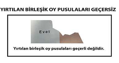 Btnl bozulacak ekilde yrtlm veya koparlm olan,