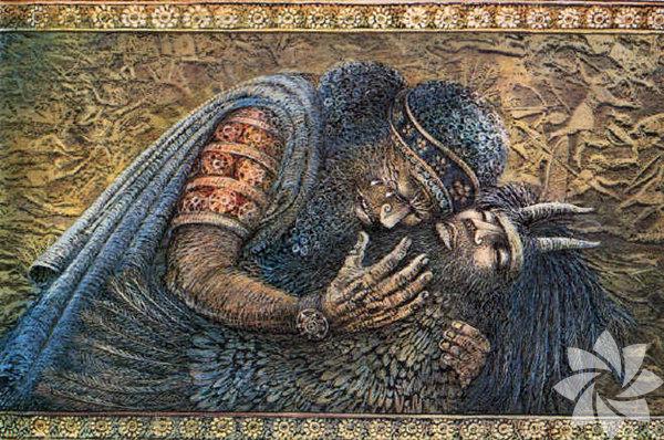 Kaytlara gemi en eski rya, M 2500 yllarnda, Glgam&#8217;tan hemen nce hkm srm Smer kral Uruklu Dumuzi&#8217;ye aittir. &#8220;Kartal, koyunu alndan kapar.&#8221; yazar bir eviride. &#8220;Doan, sereyi sazlkta yakalar&#8230; Bardak yannda yatar: Dumuzi yaamaz artk. Al, rzgrlara verilmitir.&#8221; Kral, ryasyla dehete der ve tarihin kaytl ilk rya yorumunu bu ilerde aka profesyonel olduu anlalan kz kardeine yaptrr. Kardeinin tavsiyesi ise u olmutur: Kt bir eyler olmak zere, saklansan iyi olur.