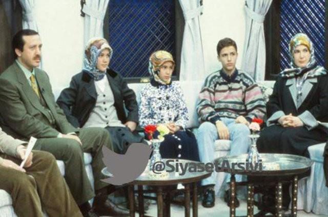 Recep Tayyip Erdoan ve ailesi