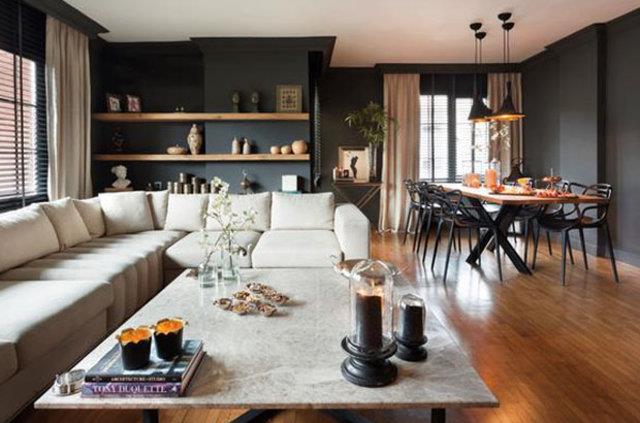 Sunucu ve manken Esra Eron, Ulus&#8217;ta kz Alya ile yeni tand at dubleksi masklen ve modern tarzdaki evinin kaplarn InStyle Home Mays saysna at.