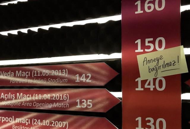 Vodafone Arena'nn resmi twitter hesab 'Anneler Gn'ne zel paylamlar yapt.