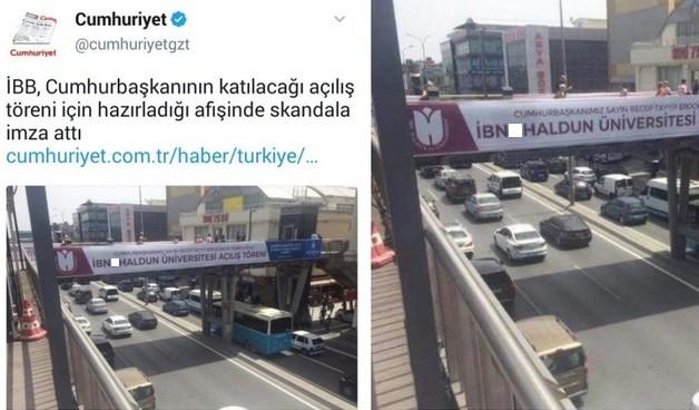 Afie ok ar bir ifade ifade yerletirilirken, sosyal medyada hzla yaylan bu yalan habere ok sert eletiriler yaplmas zerine gazete geri adm atarak haberi yayndan kaldrd.