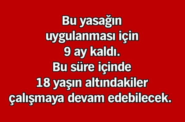 ki satnn yasaklanmasn dzenleyen maddesi, 9 Eyll Pazartesi itibariyle yrrle girecek.