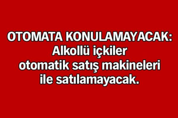 ki satnn yasaklanmasn dzenleyen maddesi, 9 Eyll Pazartesi itibariyle yrrle girecek.