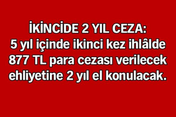 ki satnn yasaklanmasn dzenleyen maddesi, 9 Eyll Pazartesi itibariyle yrrle girecek.