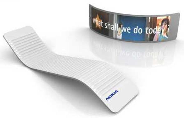 Nokia 888  <br>  Son derece esnek olan ve kola taklabilen bu telefon bir rencinin tasarm...