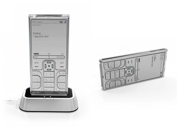 E-ink Phone  <br>  E-ink Phone'un tasarmcs Anthony Reed, telefonda sadece gri tonlar kullanm.