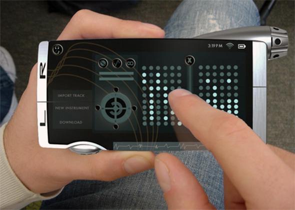 Bu telefon sizin parmak hareketlerinizi takip ederek, bu hareketleri bir MIDI dosyasna dntrebiliyor. Yani KRE8 ile gerek anlamda mzik parmaklarnzn ucunda...