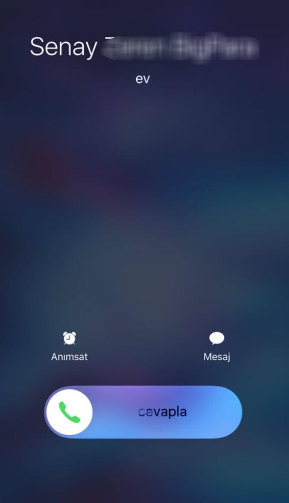 Sizi arayana o an yan�t veremiyorsan�z Mesaj b�l�m�ne dokunun.