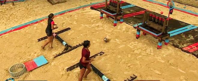 �nl�ler ve G�n�ll�ler tak�mlar� dokunulmazl�k sembol�n� alabilmek i�in k�yas�ya bir rekabete girdi ve kazanan tak�m G�n�ll�ler oldu. Dokunulmazl�k oyununda �nl�ler kar��s�nda �st�nl�k sa�layan G�n�ll�ler dokunulmazl�k sembol�n�n de sahibi oldu. Acun Il�cal�, dokunulmazl�k sembol�n� Ogeday Giri�ken'e verdi.