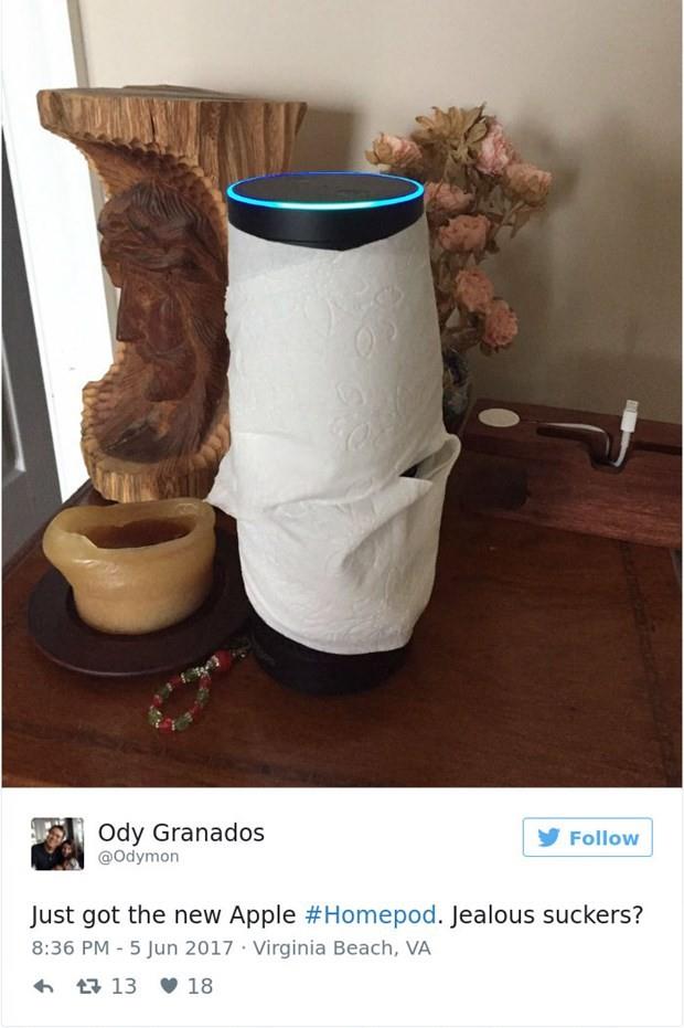 6 mikrofona sahip Homepod'un Siri destei var.