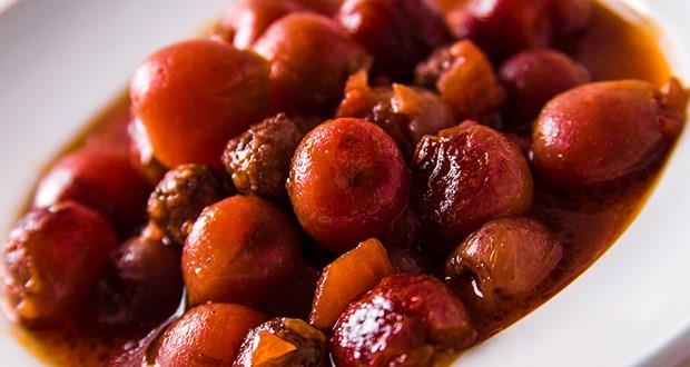 Lahm-i Kiraz | Hatay<p>  Tabiri caiz ise meyve ve etin halay.