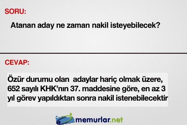 2 ila 6 Eyll arasnda retmen atama bavurular alnacaktr.   <p><b>te sk sorulan sorular ve cevaplar</b></p>