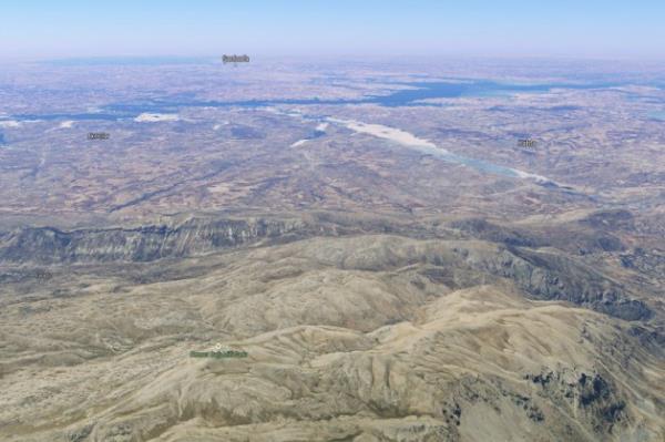 Nemrut Da'ndan Atatrk Baraj'nn grnm
