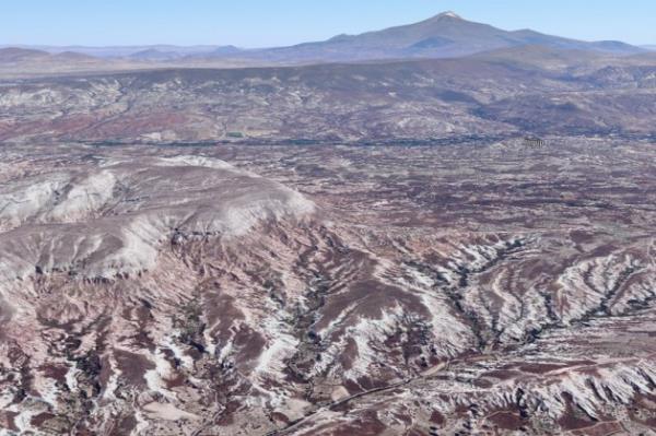 Kendine has fiziki yaps ve rengiyle Kapadokya