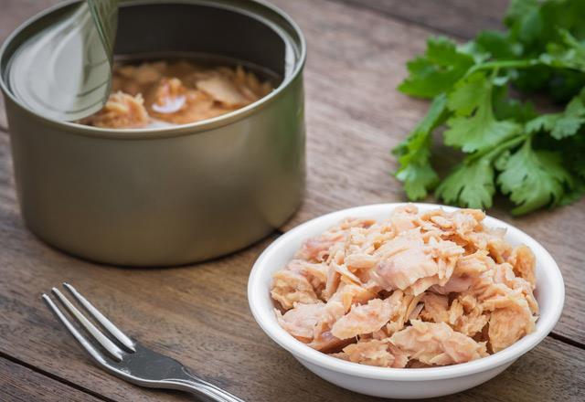 Konserve ton bal  --Konserve ve taze ton bal protein asndan neredeyse eit orana sahip. Konservenin 85 gramnda 16 gr, taze ton balnn 85 gramnda da 20 gr protein bulunuyor. Ton bal nasl tketilirse tketilsin, cildi ve salar salkl tutan Omega-3 ya asitleri asndan olduka zengin bir besin.