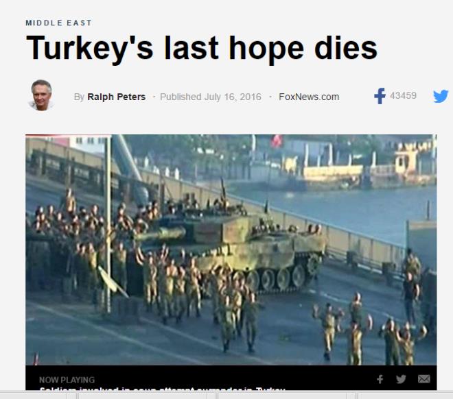 Fox News: "Trkiye'nin Son Umudu(Asker) lyor"