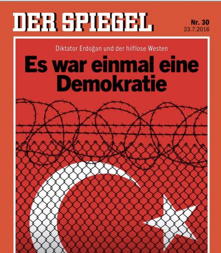 Der Spiegel Darbe Eletirisi Yerine "Diktatr Erdoan"