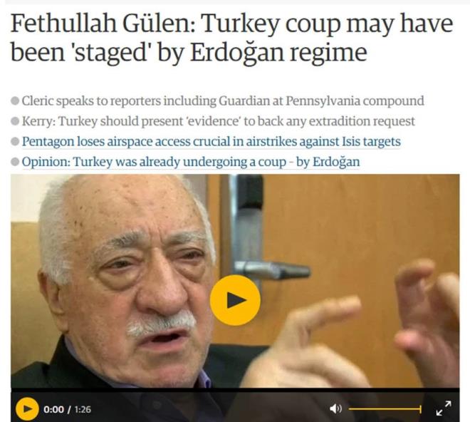 The Guardian: "Darbe Erdoan Rejimi Tarafndan Kurgulanm Olabilir"
