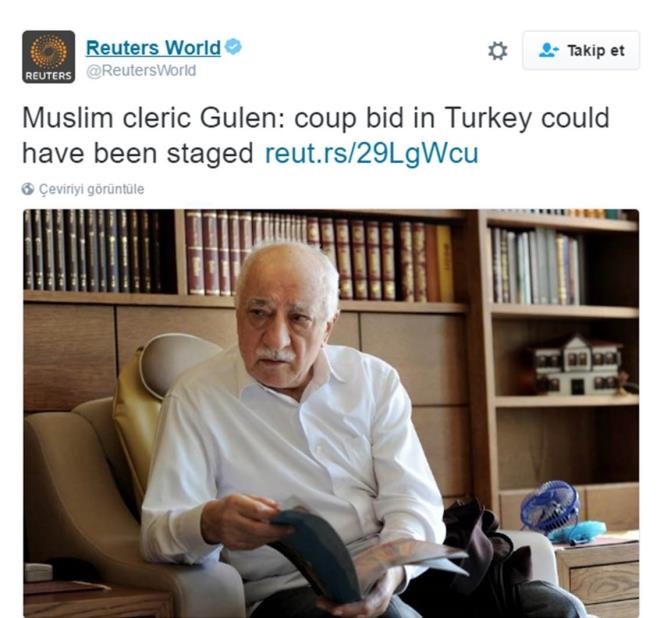 Reuteurs: "Darbe Bir Senaryo Olabilir"