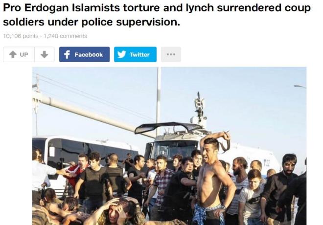 9Gag: "Erdoan Taraflarndan Askere Ikence"