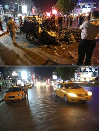 Darbeci askerler tarafndan kladan karlarak Kzlay Meydan'na getirilen tank ve zrhl personel tayclar, vatandalar tarafndan engellenmeye alld. Darbe giriiminin bastrlmasndan sonra Kzlay Meydan'n ismi 15 Temmuz Kzlay Milli rade Meydan olarak deitirildi.