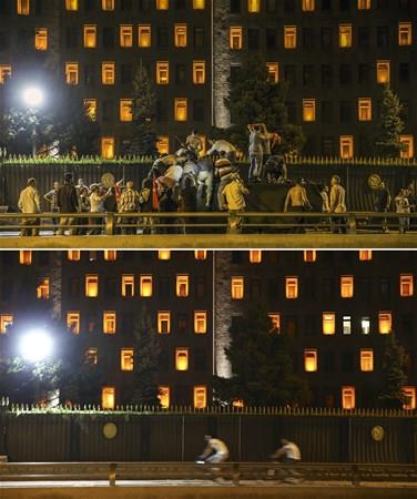 Darbe giriimi srasnda, Genelkurmay Bakanl'nn evresi, direniin en gl yaand yerlerden birisiydi.