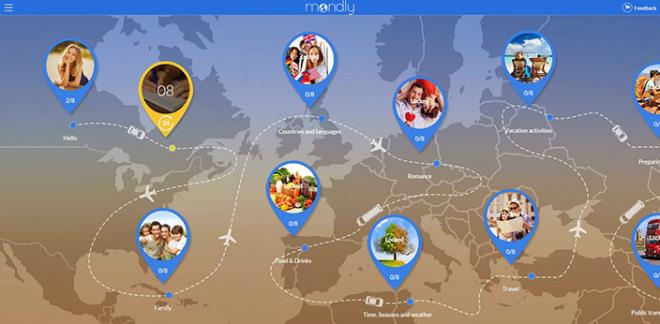 3- Mondly<br /> &nbsp;  Mondly, 33 farkl dili renme konusunda kullanclarna yardmc oluyor. <p>        Kullanc says ise yaklak 20 milyon. <p>        Mondly uygulamasn Android ve iOS cihazlarnza rahatlkla indirebilirsiniz.