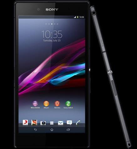 <p><b>Sony Xperia Z Ultra</b></p>  6.44 in (16,3 cm) geniliinde ekrana sahip olan Ultra Z, Triluminos LCD ekran, Full HD (1920x1080), 344 ppi znrle sahip.
