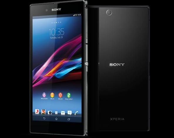 <p><b>Sony Xperia Z Ultra</b></p>  Xperia Z1 gibi su ve toza kar direnci bulunan Z Ultra, arka panelinde 8, n panelinde 2 megapikel kameraya sahip.