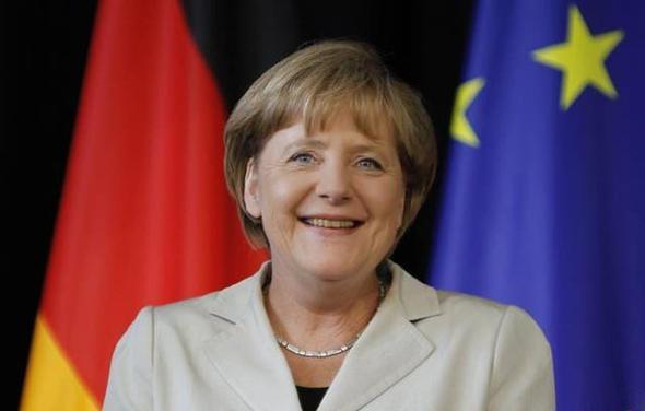 Almanya Cumhurbakan Angela Merkel