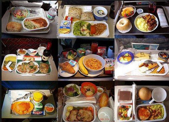 Pilotlarn menleri her zaman yolculardan farkldr. Yolculardan farkl yiyecekelr yerler ve yolcularn yemeklerinden farkl olarak pilotlara zel hazrlanr. Bunun nedeni pilotlarn uu srasnda hasta dme ihtimalini ortadan kaldrmak.