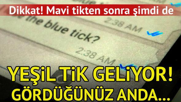 Whatsapp'ta mavi tikten sonra yeil tik dnemi balyor. Peki yeil tiki grnce ne anlayacaz?