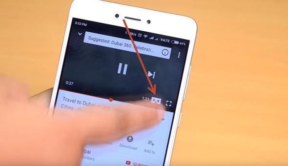 Yalnz video oynarken bu simgeyi de sein, VR zelliini aktif etmek iin gerekli.