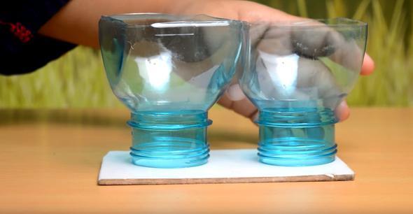 Az nce kestiimiz pet ieleri kartona bu ekilde koyuyoruz.