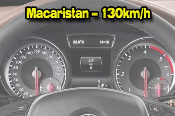 Otoyola sahip Avrupa lkelerinin birounda hz limiti saatte 110 km ile 130 km arasnda deiiyor. Yollarn durumuna gre bu limit bazen snrsz da olabiliyor.