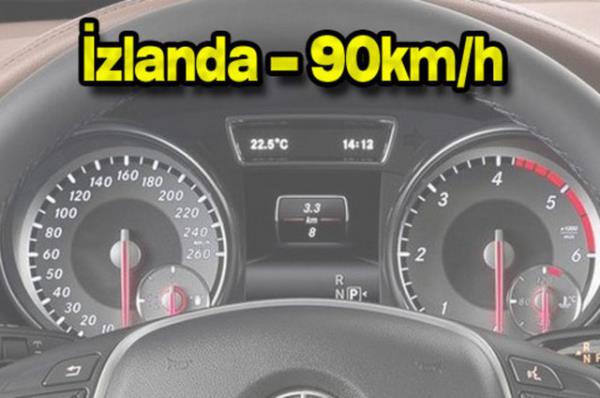 Otoyola sahip Avrupa lkelerinin birounda hz limiti saatte 110 km ile 130 km arasnda deiiyor. Yollarn durumuna gre bu limit bazen snrsz da olabiliyor.