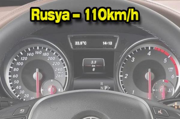 Otoyola sahip Avrupa lkelerinin birounda hz limiti saatte 110 km ile 130 km arasnda deiiyor. Yollarn durumuna gre bu limit bazen snrsz da olabiliyor.