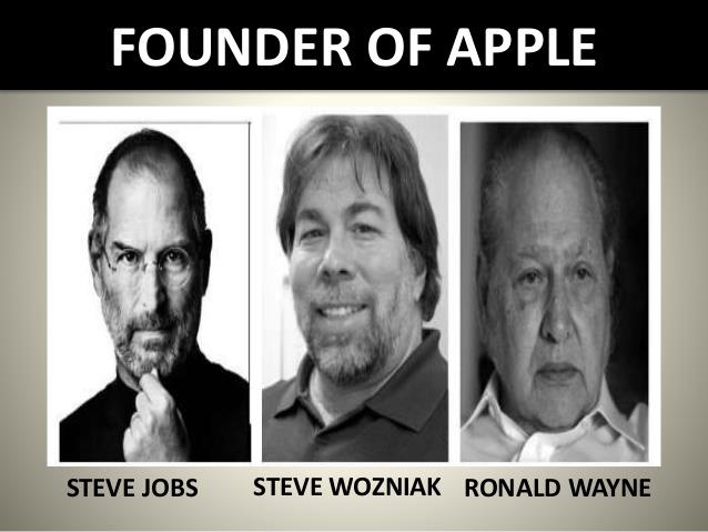 8. Apple'n  kurucusu vard    <p>Apple, 1976'da  kii tarafndan, Steve Jobs, Steve Wozniak ve Ronald Wayne'n ortaklyla kurulmutu. lk Apple logosunu izen Ronald, ayn zamanda ilk ortaklk anlamasn kaleme alm ve Apple I'in klavuzunu yazmt. Ancak bor endiesiyle 800 dolarlk yzde 10'luk hissesini iki hafta sonra satmt. Ronald'n bu hissesi, bugn 35 milyar dolar ediyor.