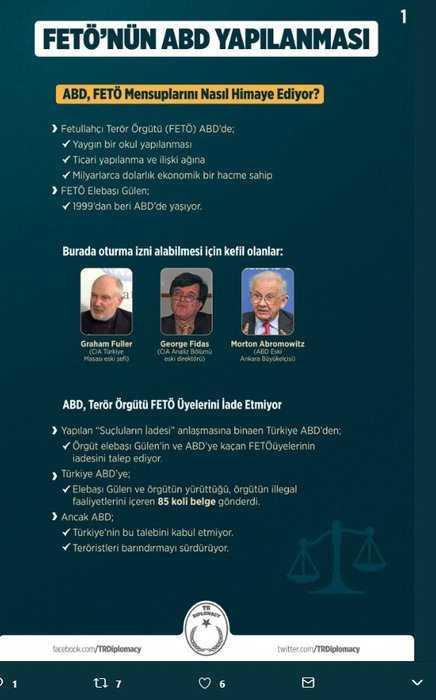 Hain rgt Trkiye'yi kartrmak iin yapt alak oyunlar ABD'de alg operasyonlar yaparak amacndan ve kapsamnda farkl gstererek ihanette snr tanmad.