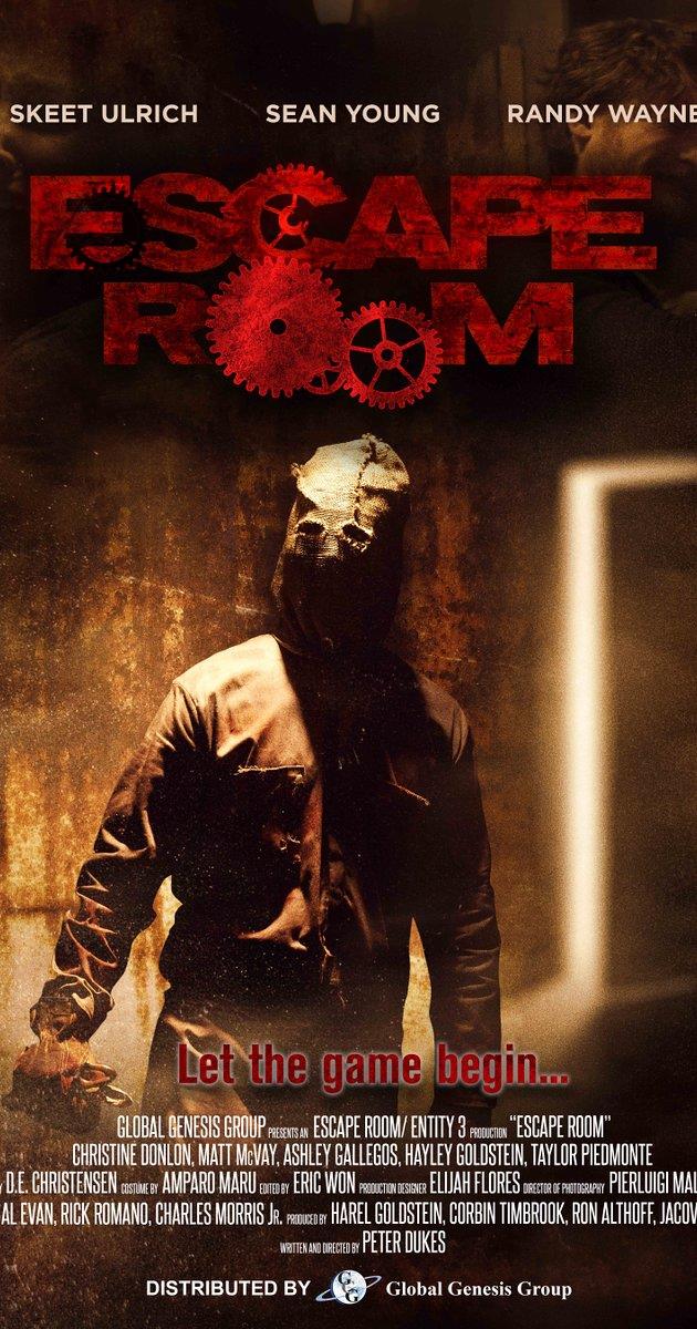 <p>7- Ka Odas (Escape Room)</p>  <p></p>      <p></p>  <p>  <b>Ynetmen: </b>Peter Dukes</p>  <p><b>Oyuncular: </b>Skeet Ulrich, Sean Young, Christine Donlon</p>  <p><b>Tr: </b>Korku</p>  <p><b>IMDB Puan: </b>4.3</p>  <p>  Korku filmi tutkunu Jeff ve Ben ile kz arkadalar Jess ve Angie, gnmzn popler oyunlarndan <b>'ka odas'na</b> dahil olur.</p>  <p>  Bir odada kilitli olan arkadalar k yolunu zekalarn kullanarak bulacak ve iyi zaman geireceklerdir.</p>  <p>  Ancak iler planland gibi gitmez.</p>  <p>  Zira duvara zincirle bal, maskeli birisinin daha odada olduunu fark ederler.</p>  <p>  Odada doast bir katil vardr.</p>  <p>  Arkada grubu 55 dakika iinde k yolunu bulmal ve yenemeyecekleri bu dman onlar yok etmeden canl olarak odadan kurtulmaldr...</p>