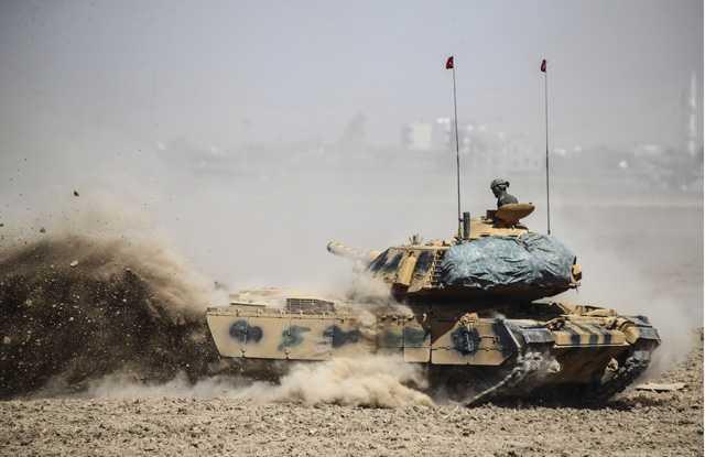 Trk Silahl Kuvvetlerince (TSK) rnak'n Silopi ilesindeki habur Snr Kaps yaknlarnda 18 Eyll'de balatlan tatbikat sryor.