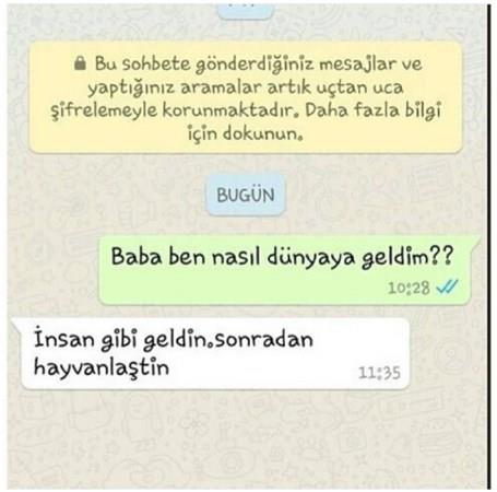 Efsane whatsapp diyaloglar